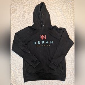 Urban Outfitters Black Hoodie with Multicolor Logo